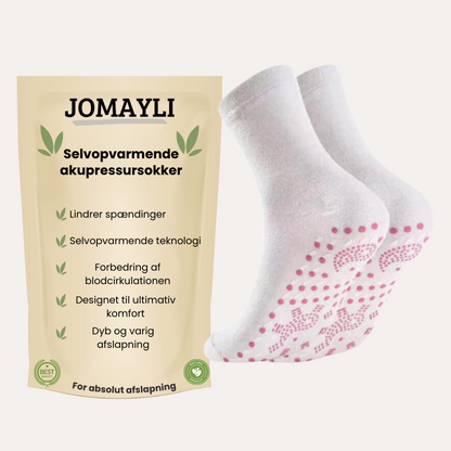 Selvopvarmende akupressur-sokker